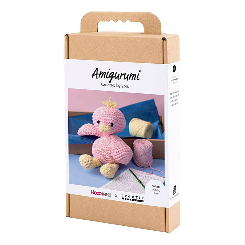 Afbeelding laden in galerijviewer, Creativ company https: www.cchobby.nl hobbyset-amigurumi-eendje-lichtroze-lichtgeel-1-doos