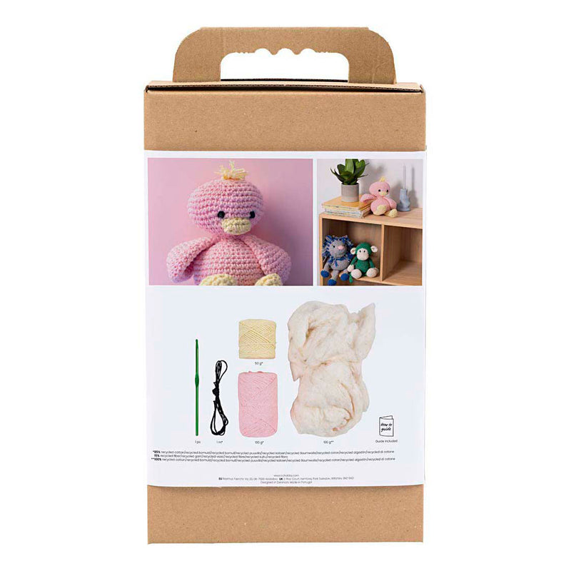 Afbeelding laden in galerijviewer, Creativ company https: www.cchobby.nl hobbyset-amigurumi-eendje-lichtroze-lichtgeel-1-doos