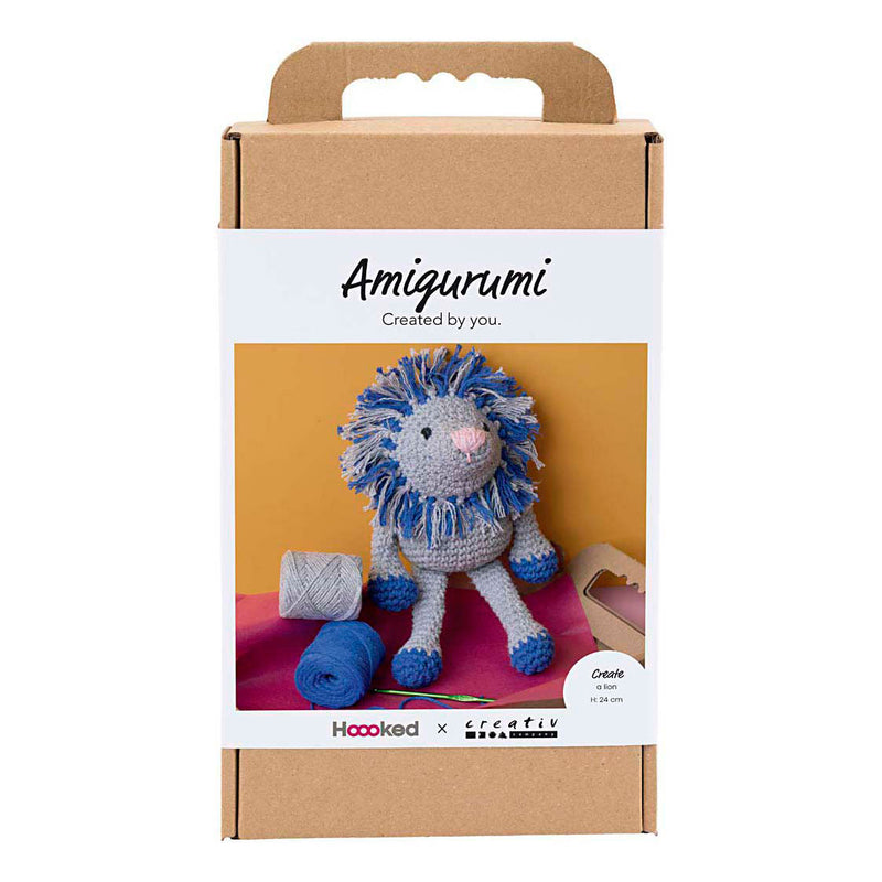Load image into Gallery viewer, Creativ company hobbyset amigurumi leeuw