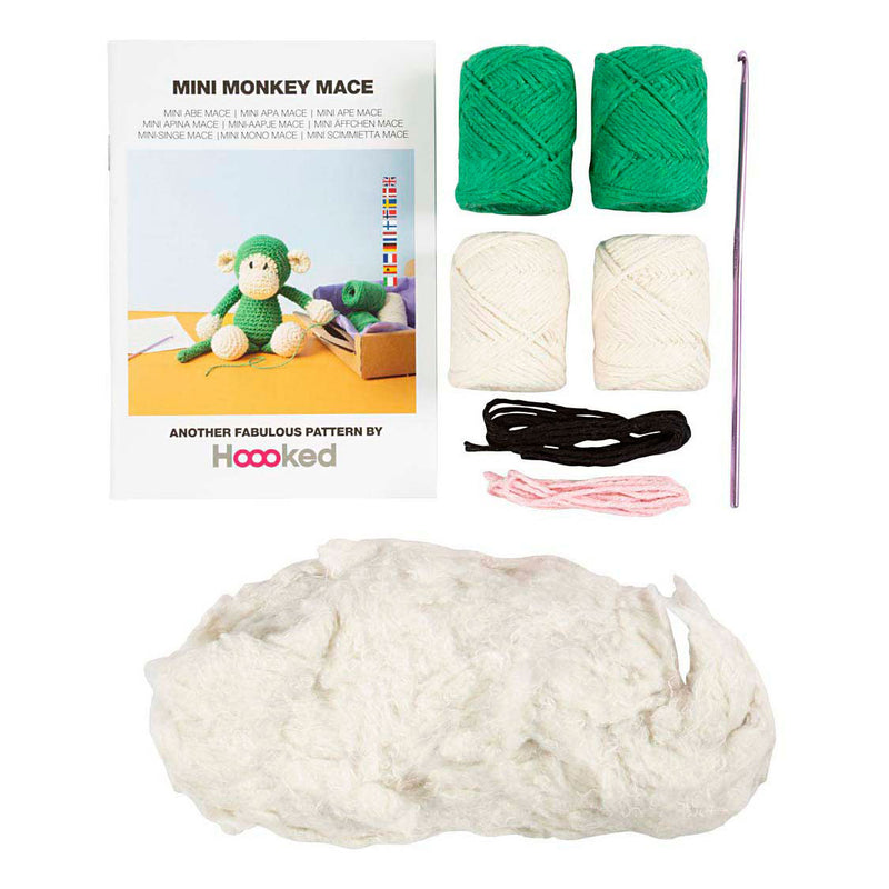 Afbeelding laden in galerijviewer, Creativ company http: www.cchobby.nl hobbyset-amigurumi-aap-groen-off-white-1-doos