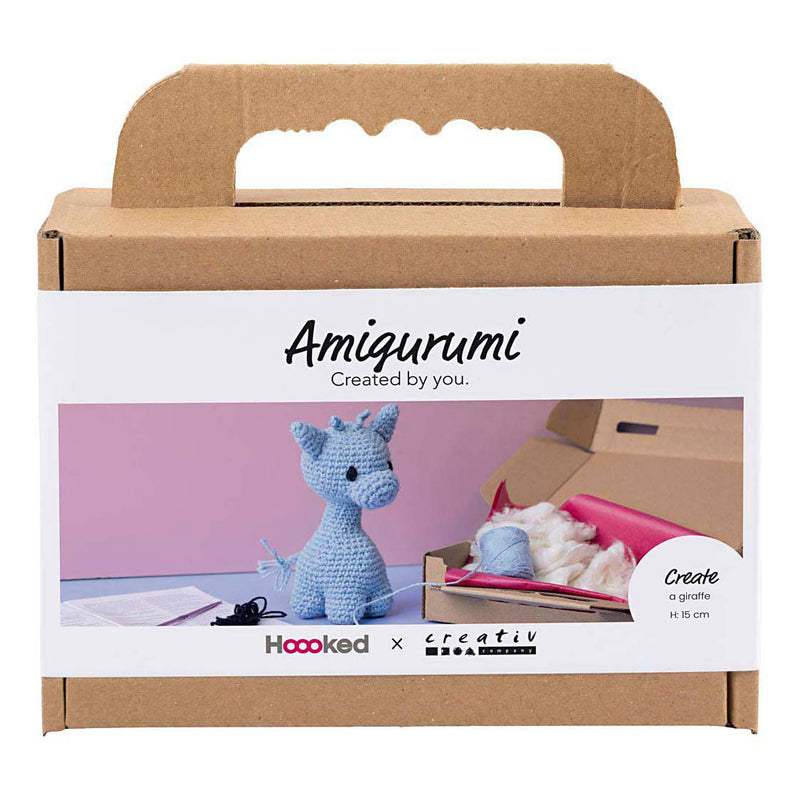Load image into Gallery viewer, Creativ company hobbyset amigurumi giraf