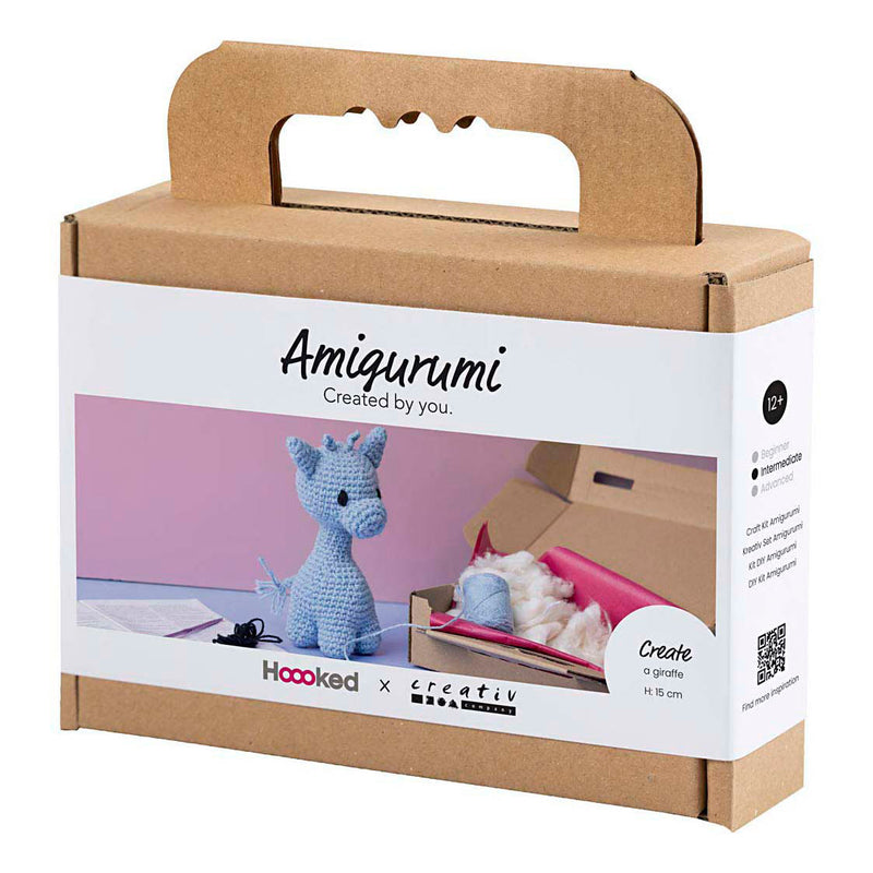 Load image into Gallery viewer, Creativ company hobbyset amigurumi giraf