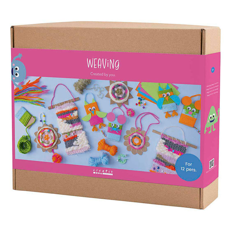 Load image into Gallery viewer, Creativ company groepsset hangers uilen en muizen weven