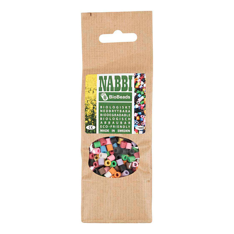 Load image into Gallery viewer, Creativ company nabbi biobeads 5x5mm diverse kleuren - 1000st.