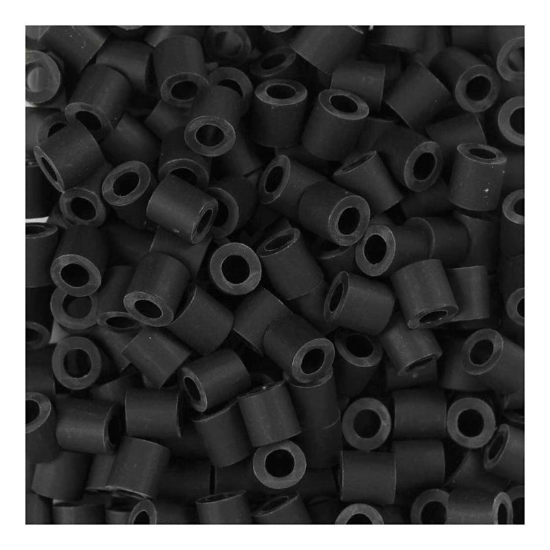 Load image into Gallery viewer, Creativ company http: www.cchobby.nl biobeads-van-nabbi-afm-5x5-mm-gatgrootte-2-5-mm-medium-zwart-1000-stuk-1-doos