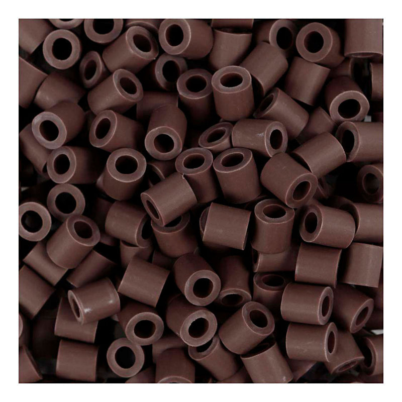 Afbeelding laden in galerijviewer, Creativ company https: www.cchobby.nl biobeads-van-nabbi-afm-5x5-mm-gatgrootte-2-5-mm-medium-bruin-1000-stuk-1-doos