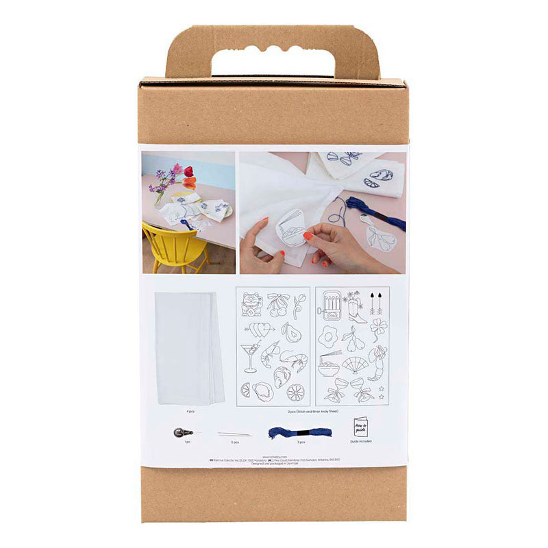 Afbeelding laden in galerijviewer, Creativ company hobbyset borduurwerk servetten