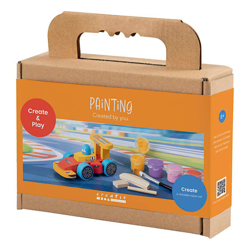Load image into Gallery viewer, Creativ company mini hobbyset houten raceauto schilderen