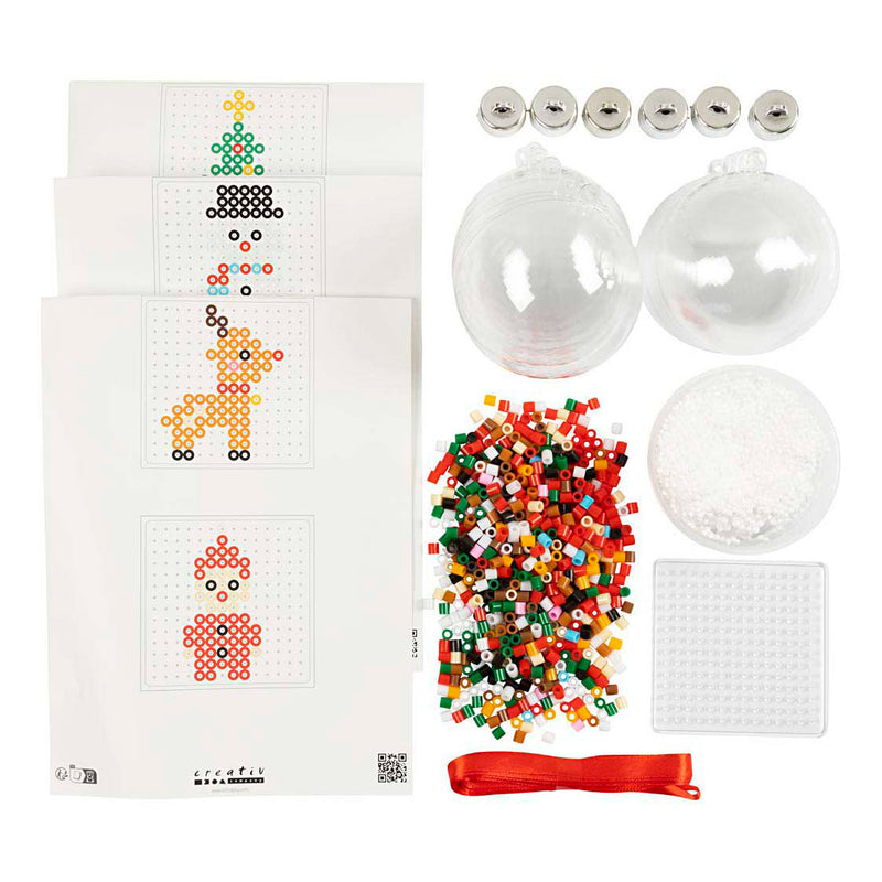 Load image into Gallery viewer, Creativ company hobbyset kerstballen maken met kralen