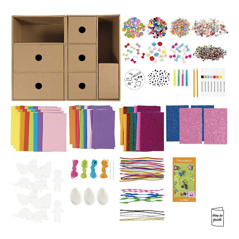 Afbeelding laden in galerijviewer, Creativ company https: www.cchobby.nl mijn-knutselstation-decoratie-diverse-kleuren-1-doos