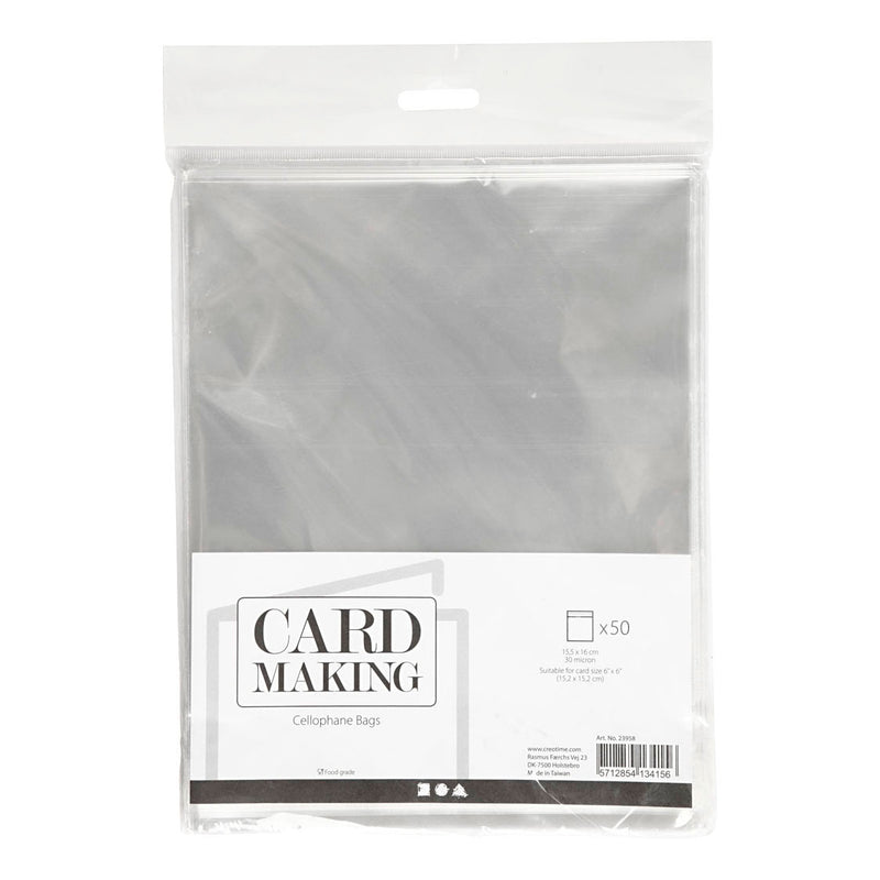 Load image into Gallery viewer, Creativ company cellofaan zakjes 16x16cm - 50st.