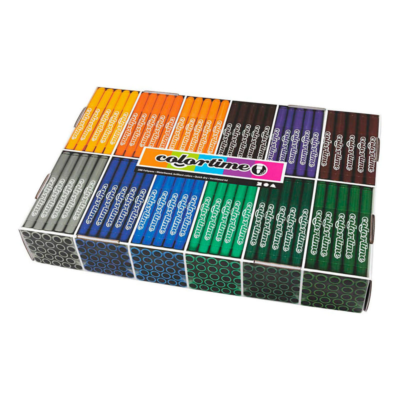 Afbeelding laden in galerijviewer, Creativ company colortime stiften - lijndikte 5mm - 288st.