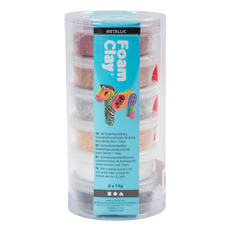 Load image into Gallery viewer, Creativ company foam clay metallic - 6x14gr.
