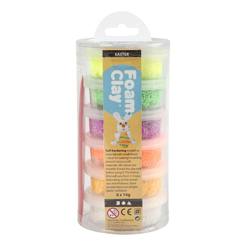 Load image into Gallery viewer, Foam clay ®, 6x14 gr, kleuren assorti