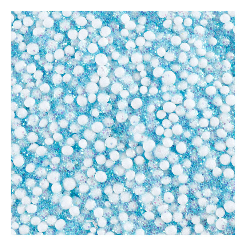 Afbeelding laden in galerijviewer, Creativ company foam clay glitter lichtblauw - 35gr.