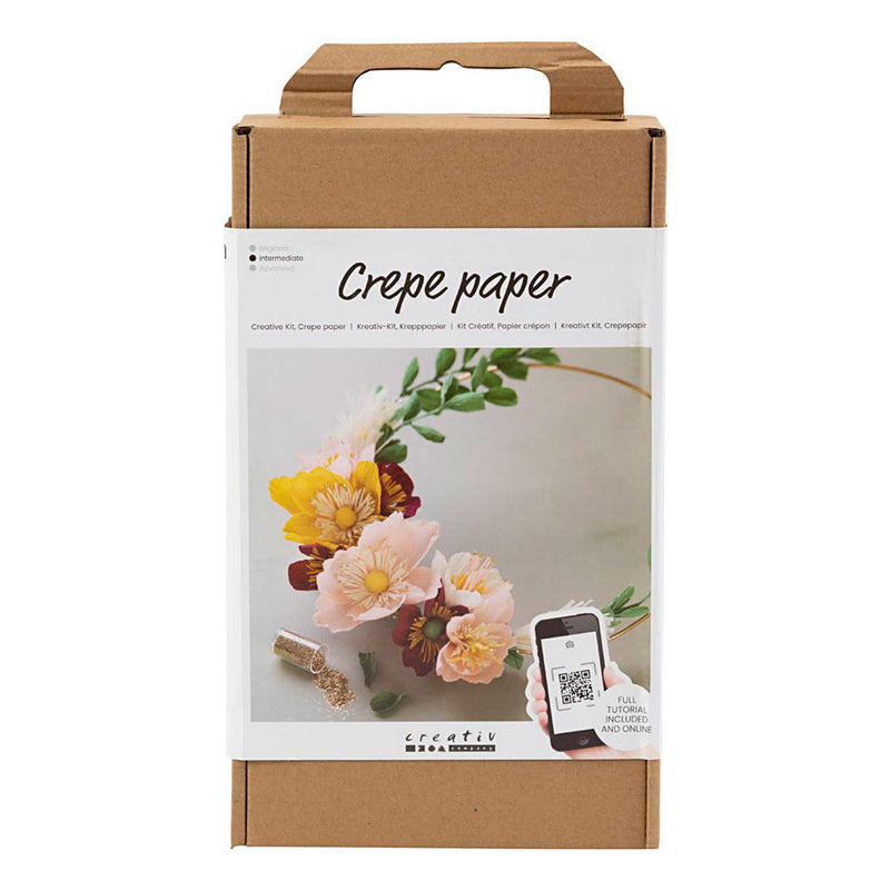 Afbeelding laden in galerijviewer, Creativ company hobbyset crepepapier krans