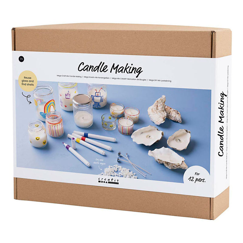 Load image into Gallery viewer, Creativ company https: www.cchobby.nl groepsset-kaarsen-maken-kaarsenhouders-voor-theelichtjes-1-doos