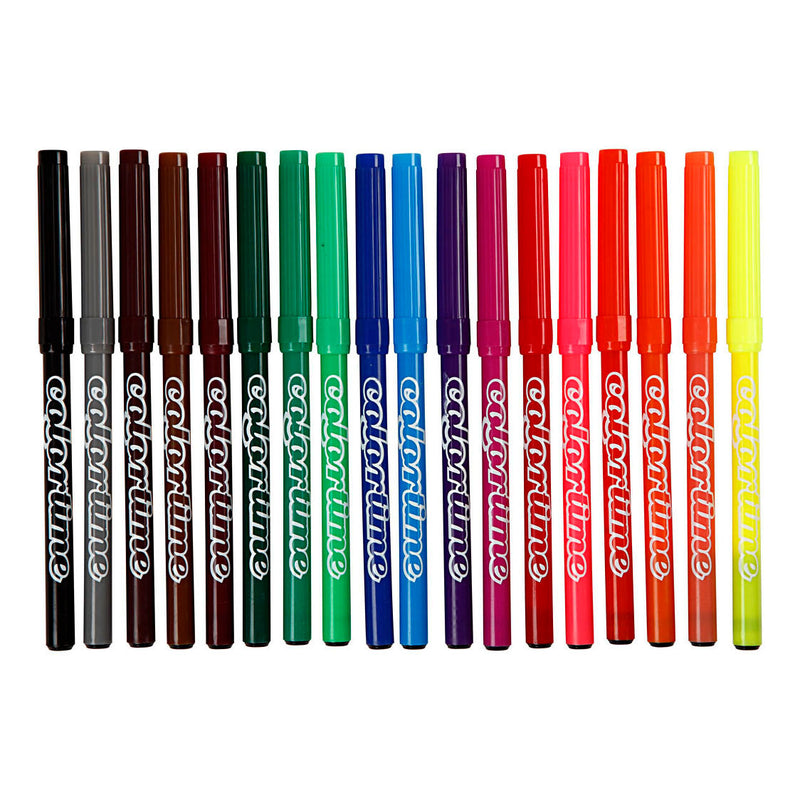 Afbeelding laden in galerijviewer, Creativ company colortime stiften lijndikte 2mm - 18st.