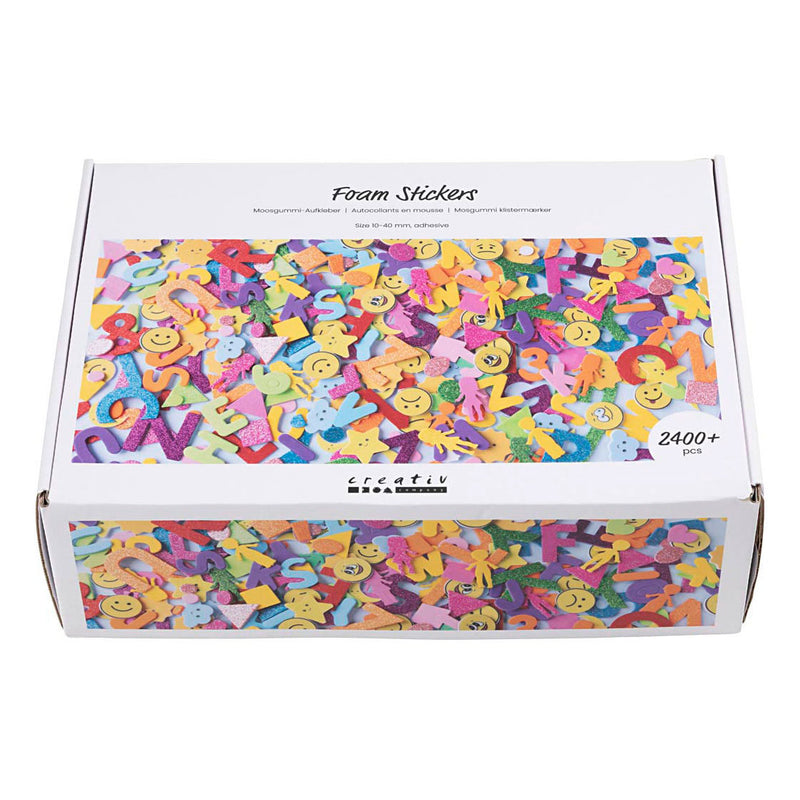 Afbeelding laden in galerijviewer, Creativ company foam stickers vormen - 2400+st.
