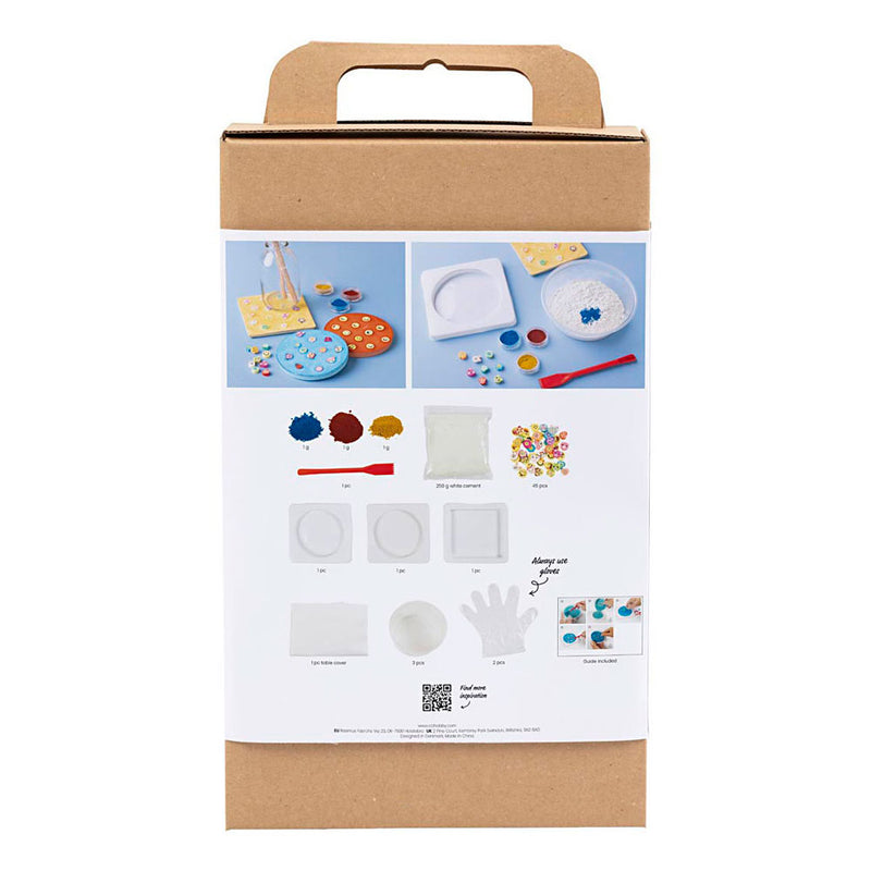 Afbeelding laden in galerijviewer, Creativ company https: www.cchobby.nl hobbyset-gieten-tegels-blauw-rood-geel-1-doos