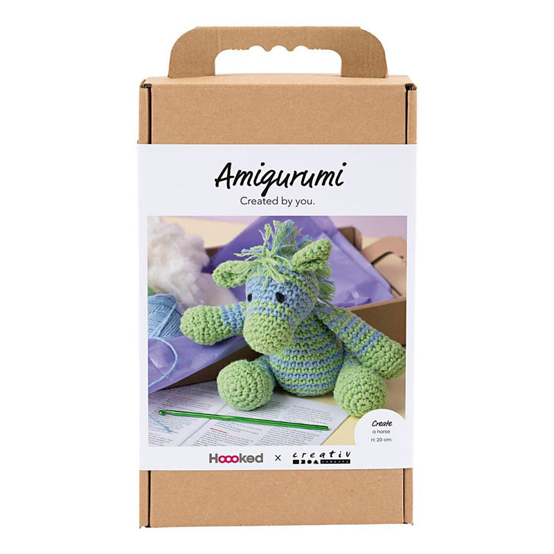 Afbeelding laden in galerijviewer, Creativ company https: www.cchobby.nl hobbyset-amigurumi-zebra-lichtblauw-lichtgroen-1-doos