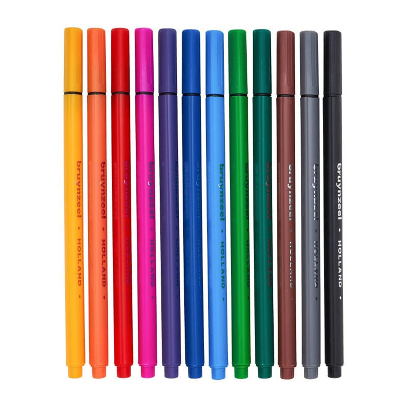 Load image into Gallery viewer, Bruynzeel teens 12 fineliners 0,4mm