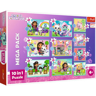 Afbeelding laden in galerijviewer, Puzzel 10 in 1 gabby's poppenhuis