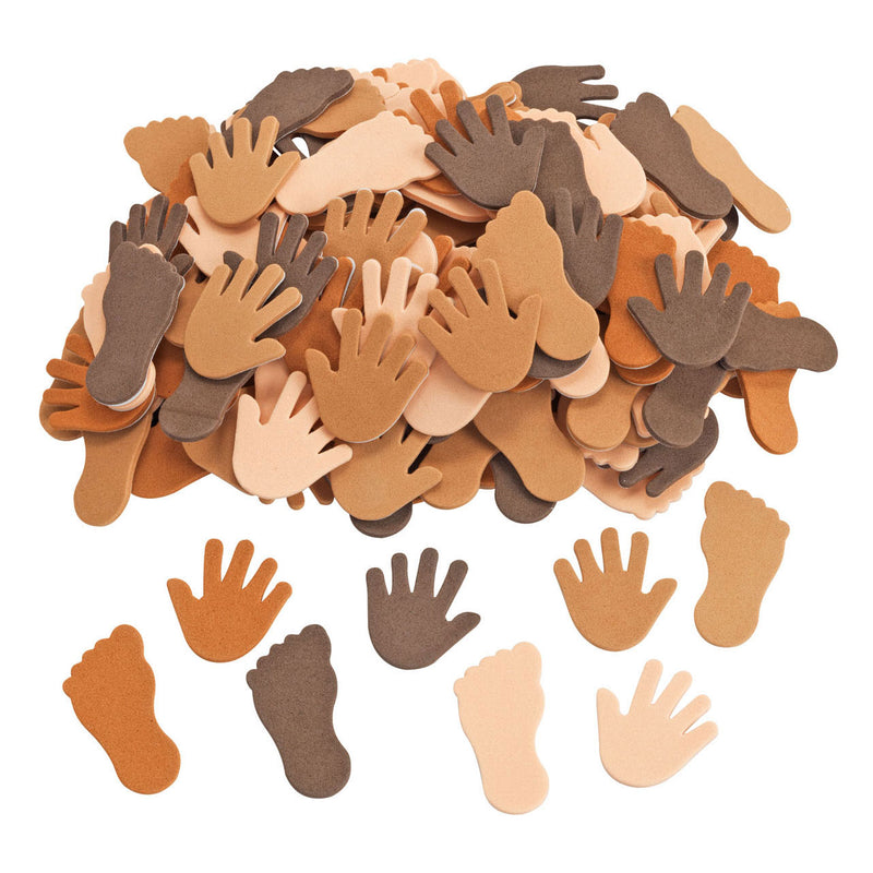 Load image into Gallery viewer, Colorations - colours like me handen en voeten foamstickers, 200st.