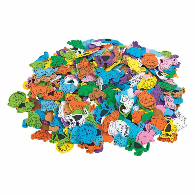 Load image into Gallery viewer, Colorations Favoriete Dieren Foam Vormen, 500st.