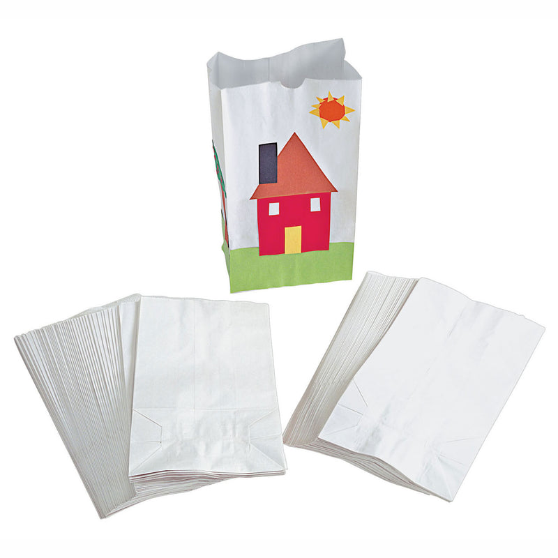 Load image into Gallery viewer, Colorations Papieren Zakje Wit, Set van 50