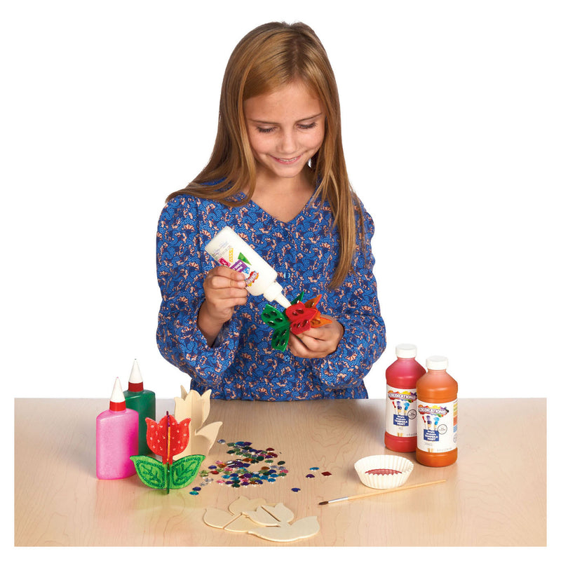 Load image into Gallery viewer, Colorations - maak en versier je eigen houten tulp, set van 12