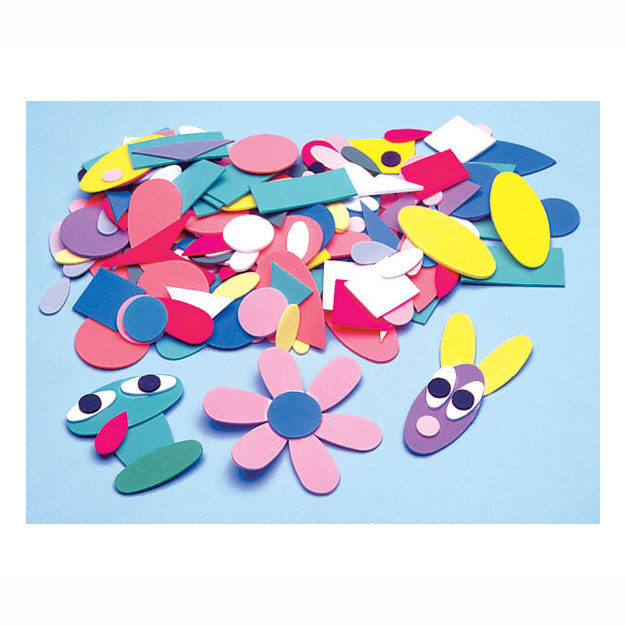 Load image into Gallery viewer, Colorations - zelfklevende foam figuren stickers, 1000st.