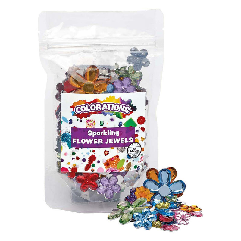 Load image into Gallery viewer, Colorations - Gekleurde Bloem Strasstenen, 300st.