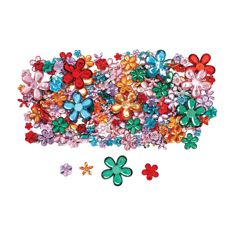 Load image into Gallery viewer, Colorations - gekleurde bloem strasstenen, 300st.