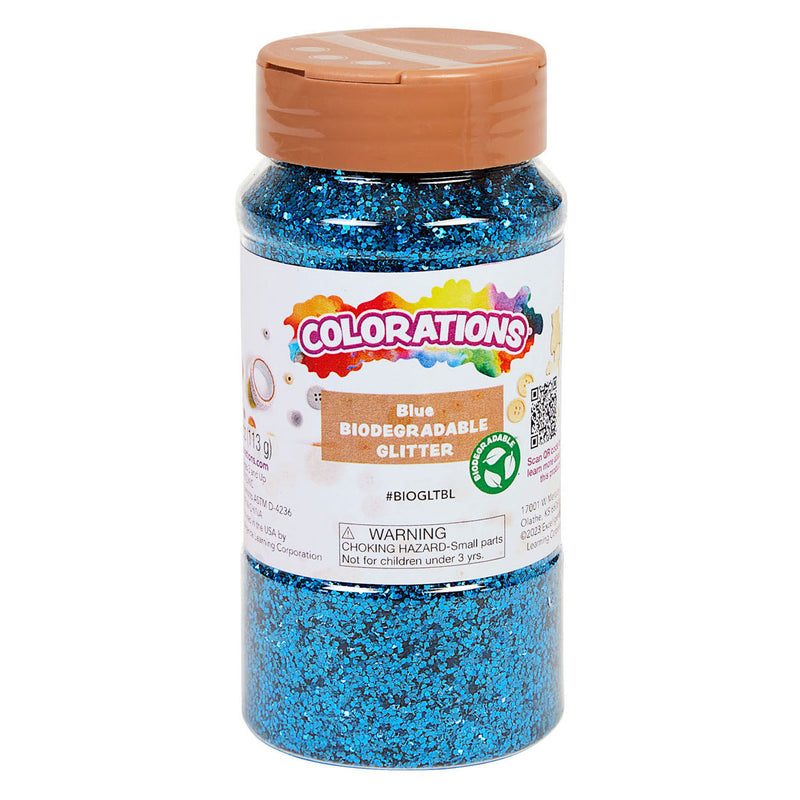 Load image into Gallery viewer, Colorations - biologische afbreekbare glitter - blauw, 113 gram