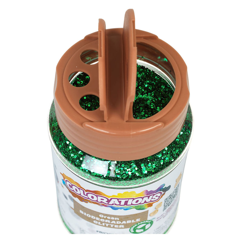 Load image into Gallery viewer, Colorations - biologische afbreekbare glitter - groen, 113 gram