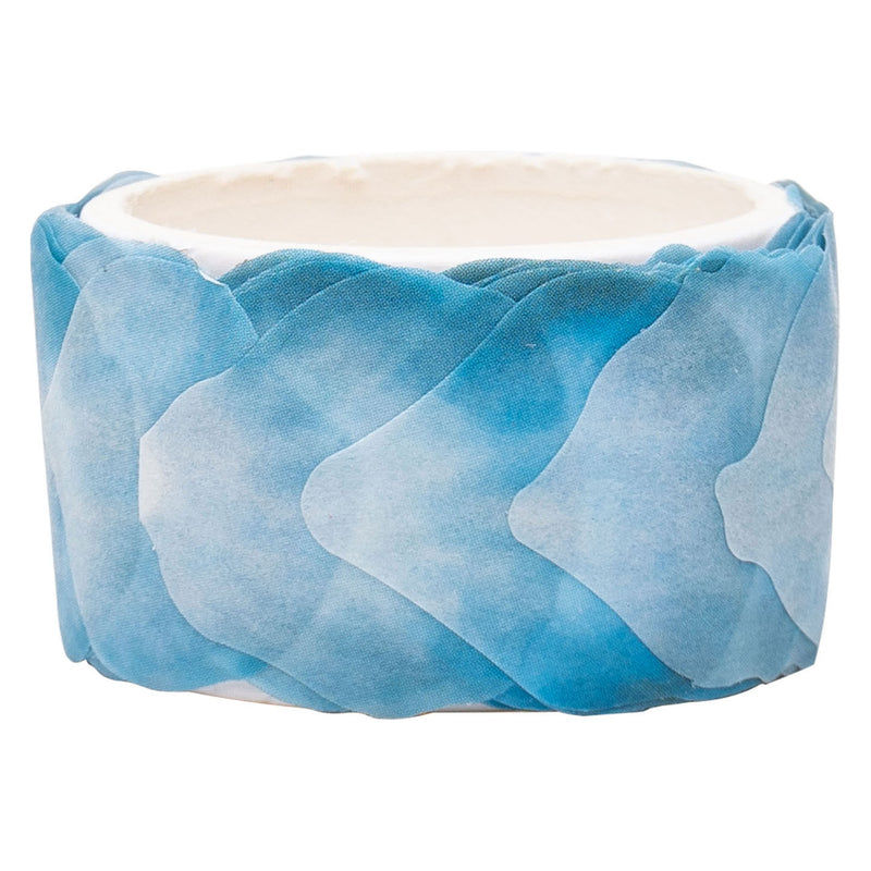 Load image into Gallery viewer, Colorations - washi stickers - blauwe bloemblaadjes, 80st.