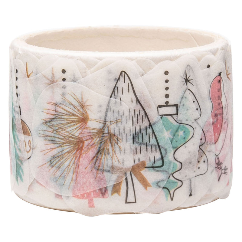 Load image into Gallery viewer, Colorations - washi stickers - kerst thema, 80st.