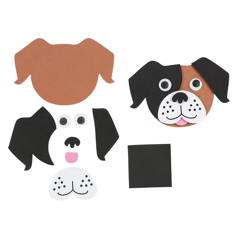 Load image into Gallery viewer, Colorations - foam dierengezichten maken knutselset, 36dlg.