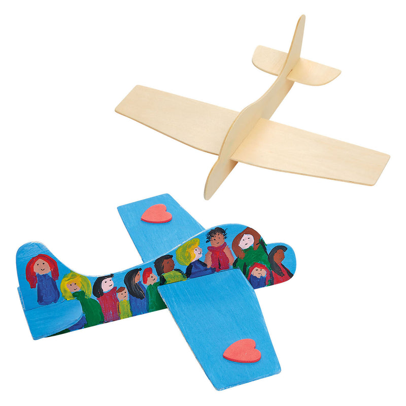 Load image into Gallery viewer, Colorations - houten modelvliegtuigen maken, set van 12