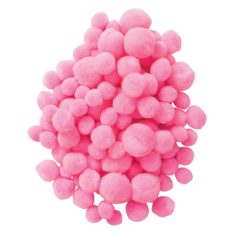 Load image into Gallery viewer, Colorations - pom poms roze, 100st.