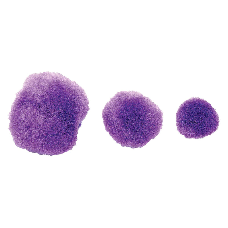 Load image into Gallery viewer, Colorations - pom poms paars, 100st.