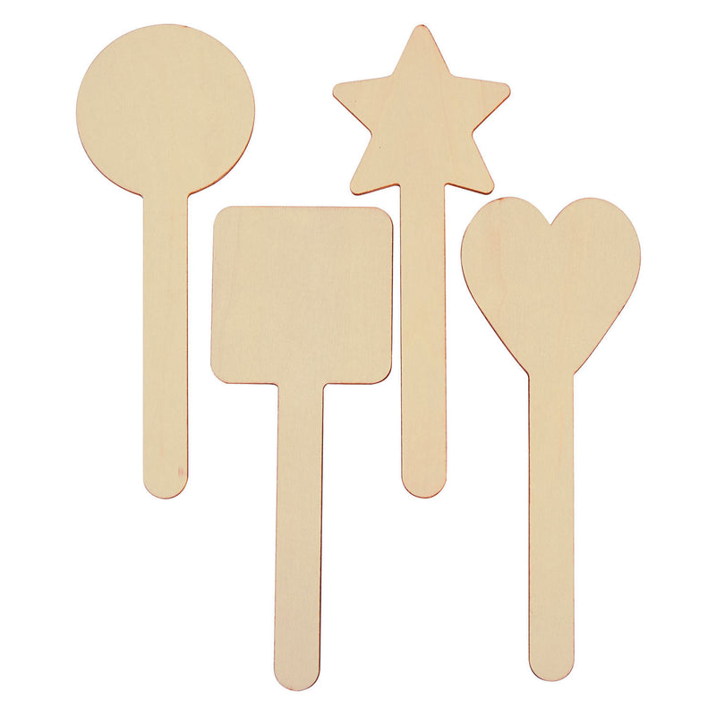Load image into Gallery viewer, Colorations - diy houten stokvormen 4 designs, 20st.