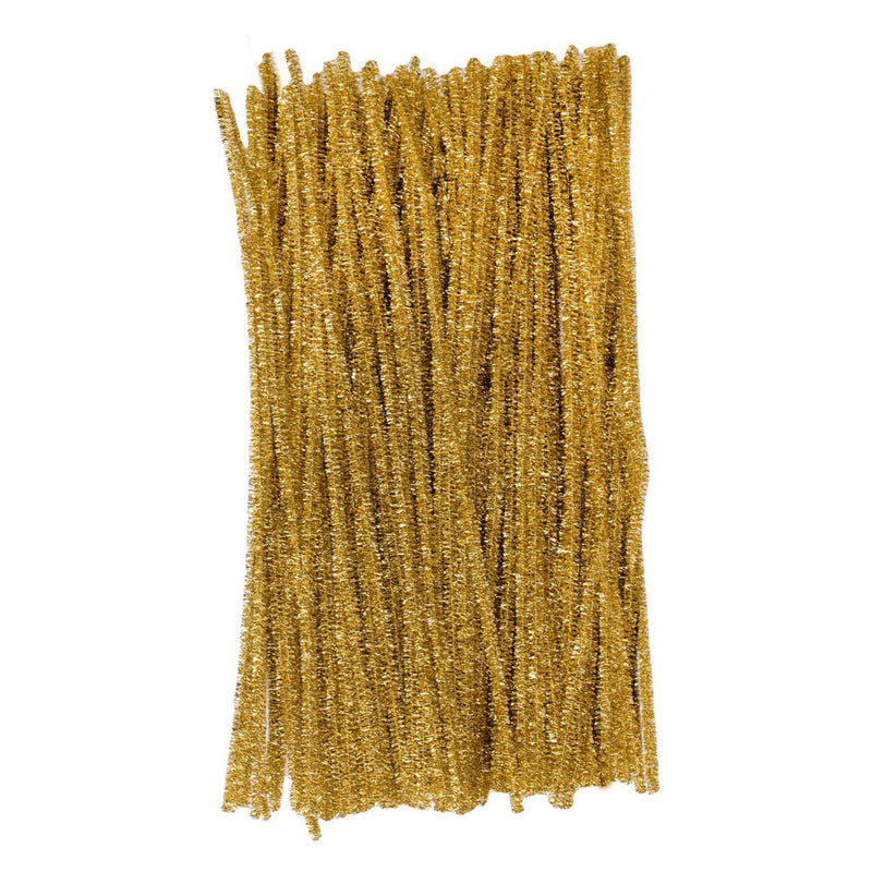 Afbeelding laden in galerijviewer, Colorations - goudkleurig metallic chenilledraad, 100st.