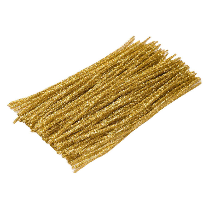 Afbeelding laden in galerijviewer, Colorations - goudkleurig metallic chenilledraad, 100st.