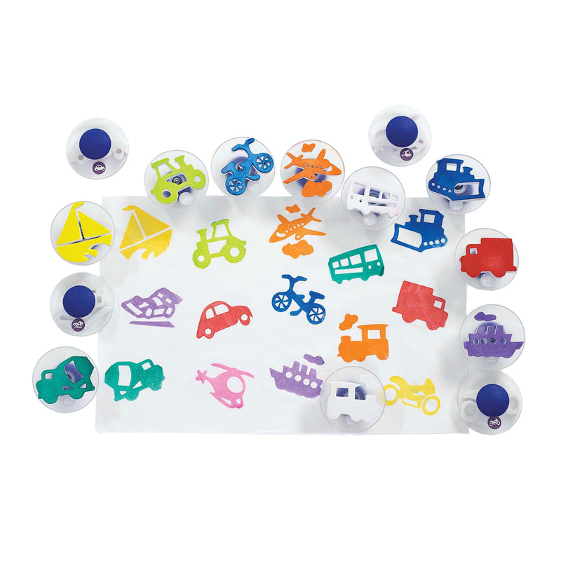 Load image into Gallery viewer, Colorations - easy grip verkeersstempels, 14st.