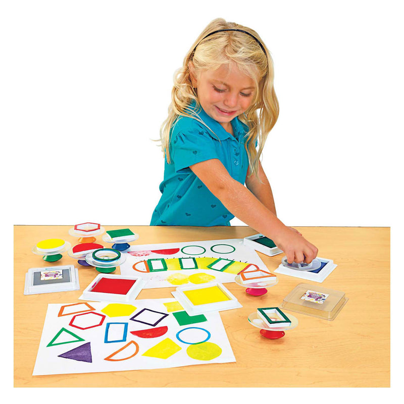 Load image into Gallery viewer, Colorations - easy grip stempels geometrisch, 14st.