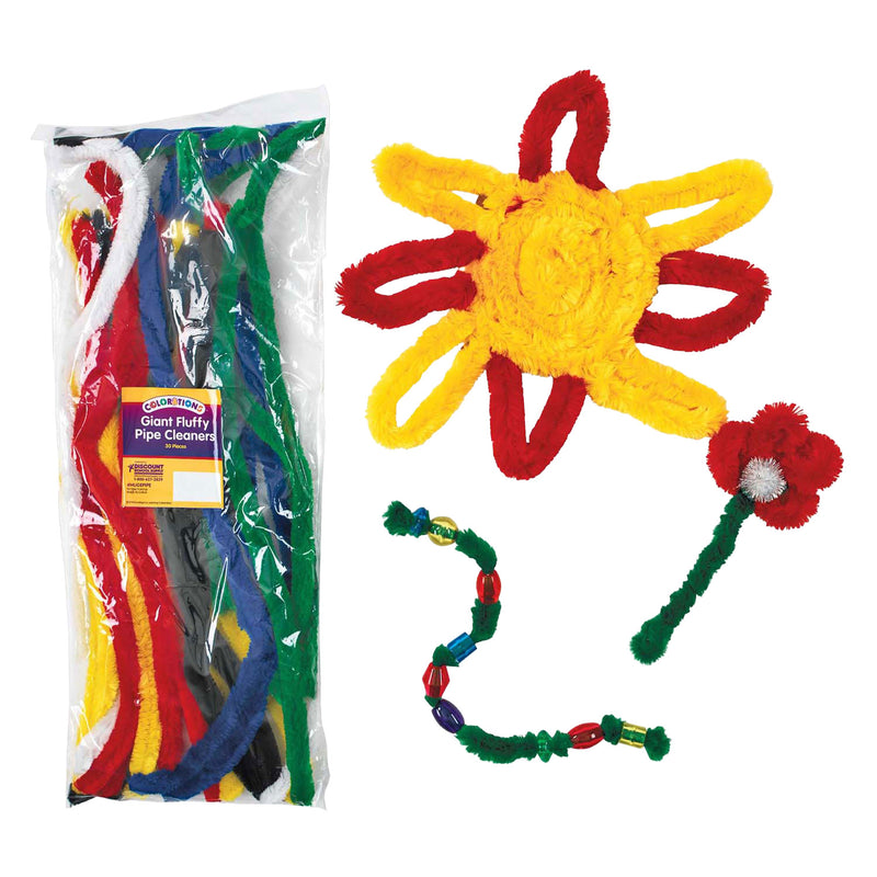 Load image into Gallery viewer, Colorations - grote pluizige chenilledraden, 30st.