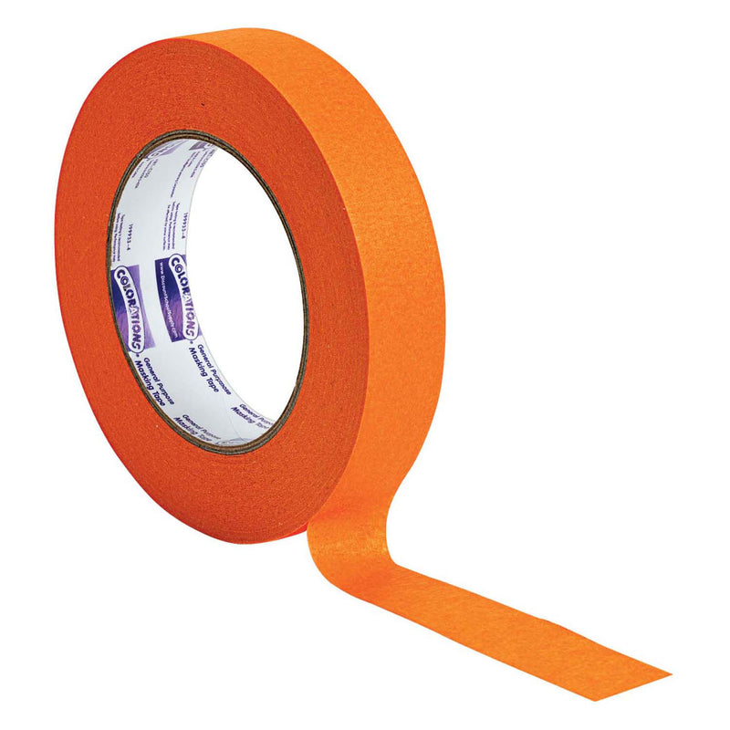 Load image into Gallery viewer, Colorations - afplaktape 2,5 cm - oranje