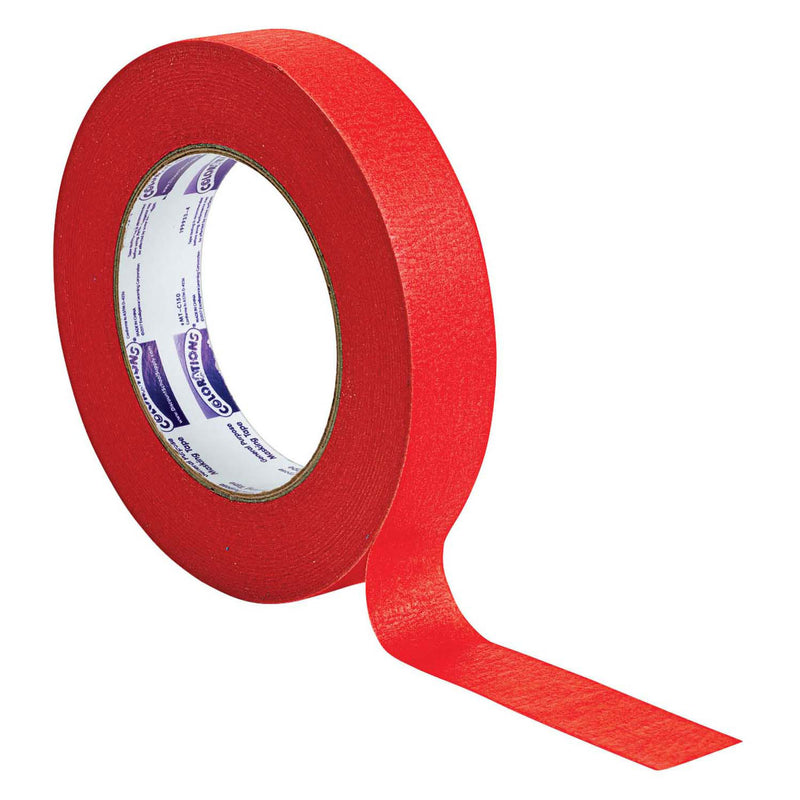 Load image into Gallery viewer, Colorations - afplaktape 2,5 cm - rood
